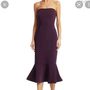 Cinq a sept Luna dress- plum